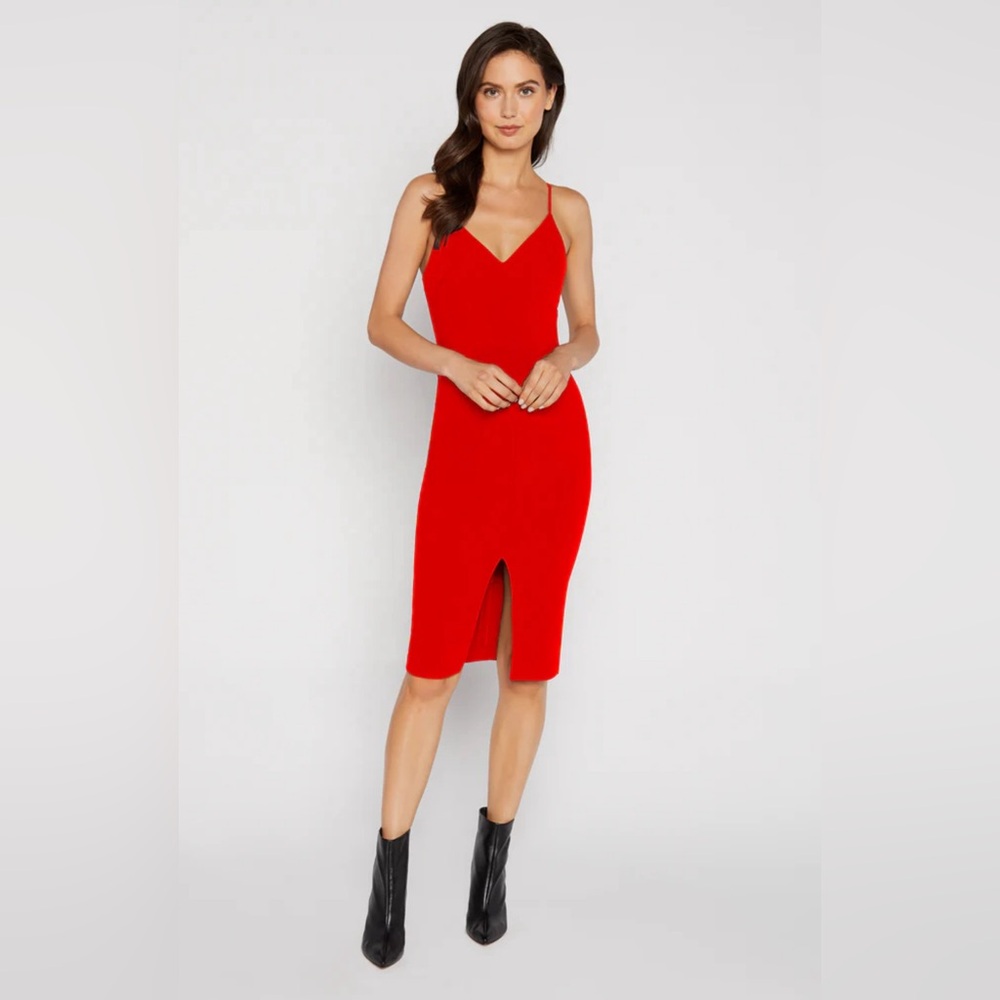 LIKELY Brooklyn Dress, Scarlet Red, Size 4